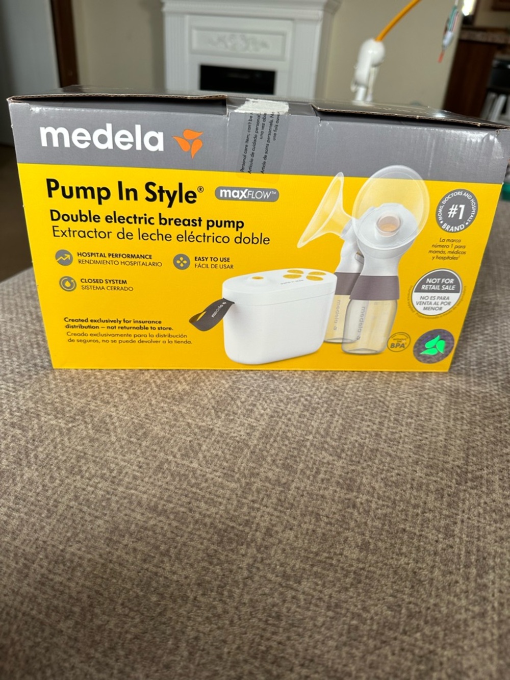 Medela Pump In Style Double Electric Breast Pump - Yellow, White